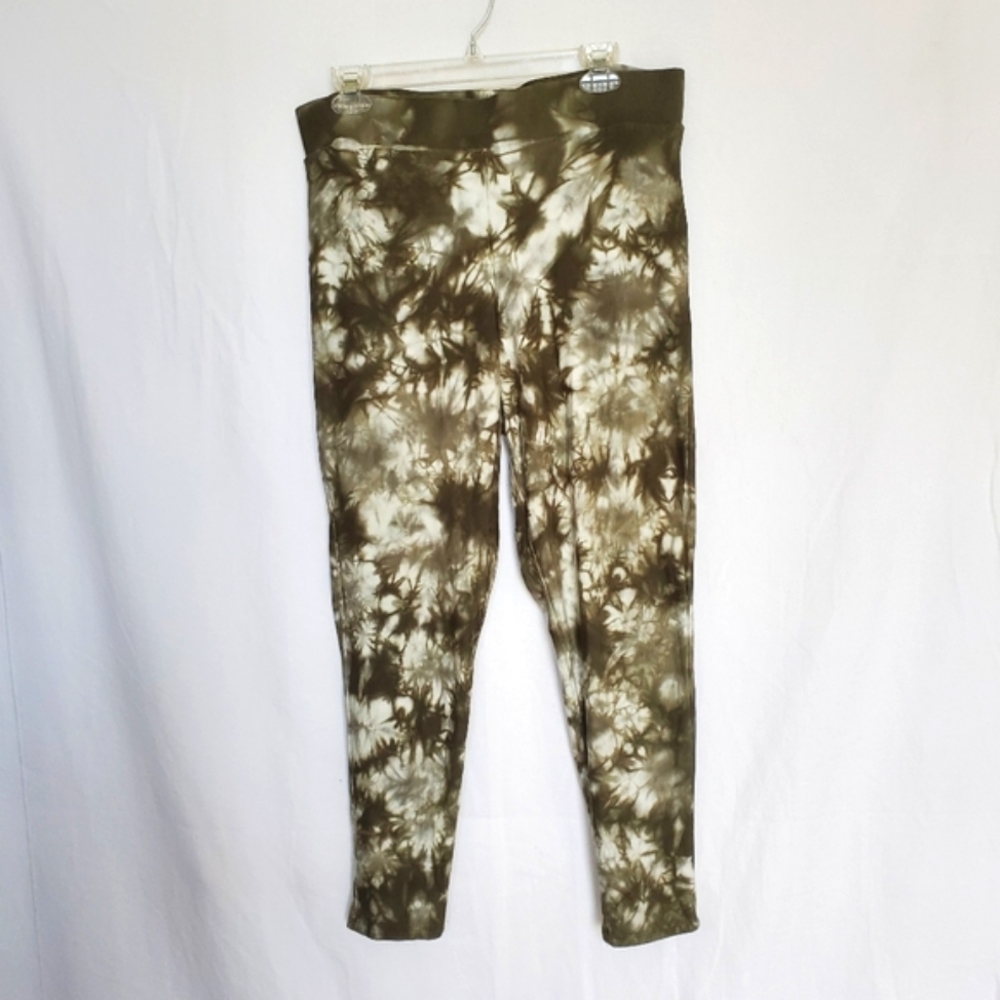 Torrid Moss Green Tie Dye High Rise Sweatpants Legging 2X - Picture 3 of 10